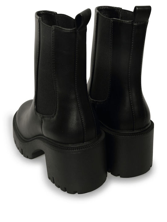 Damen Chelsea-Stiefel Schwarz