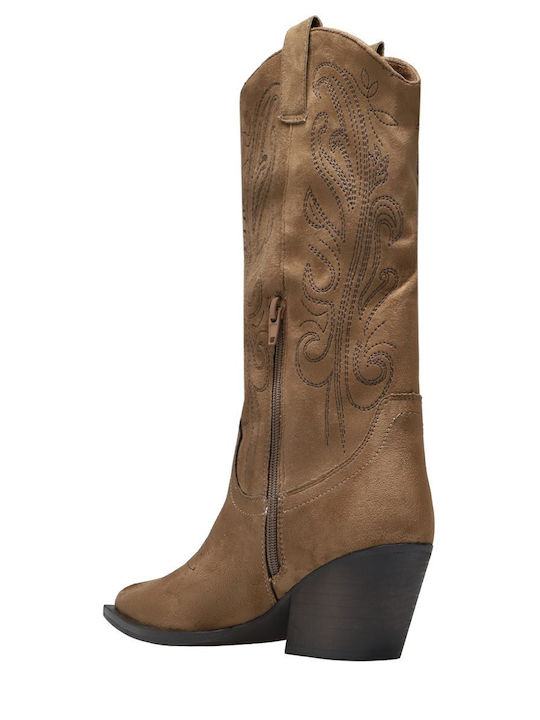 Stiefeletten Damen Tabac Braun