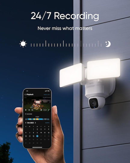 Eufy Floodlight E30 IP Surveillance Camera Wi-Fi Full HD+ 4MP Waterproof with Two-Way Communication
