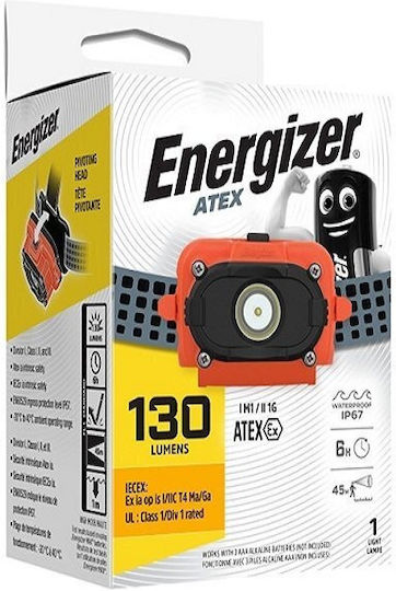 Energizer Φακός LED IP64 με Μέγιστη Φωτεινότητα 130lm