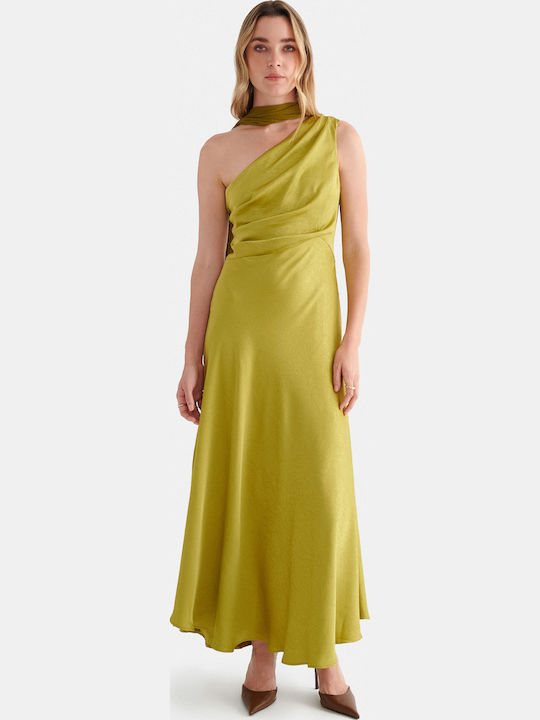Rochie De Vară Maxi Pentru Nuntă Botez Verde