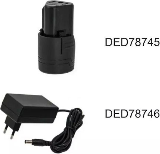 Dedra Батерия за Инструменти 12V с Капацитет 1.5Ах