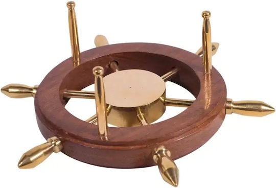 Wooden Base Compass Wheel