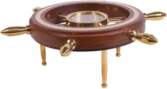 Wooden Base Compass Wheel