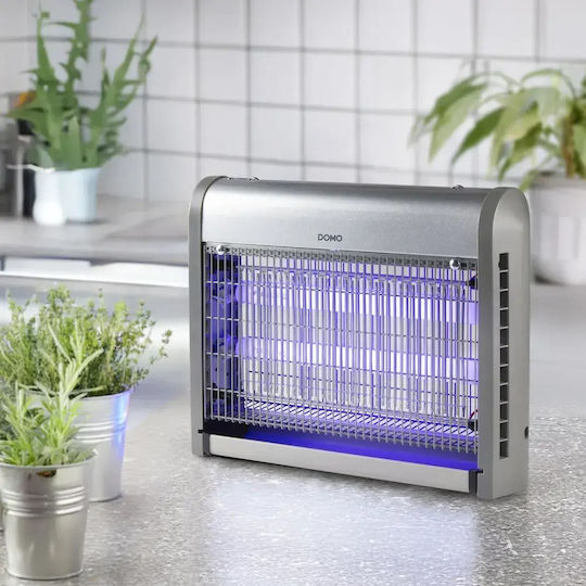 Domo Aparat Electric Anti-Insecte Cu Grilaj De Înaltă Tensiune 12W