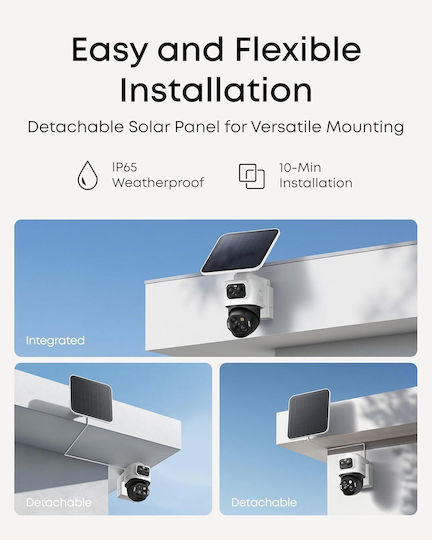 Eufy Eufy Kameraüberwachungssystem mit 1 Drahtloser IP Kamera 8MP und Steuerzentrale