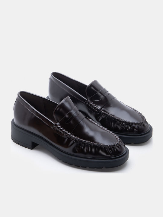 Women's Moccasins In Brown Colour