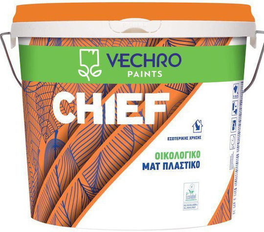 Vechro Chief Eco Plastic Ecological Paint for Interior Use White 750ml