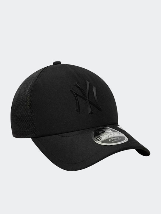 New Era New York Yankees Mlb Sporty Black 9forty Apex Adjustable Cap Unisex Καπέλο Μαύρο New Era New York Yankees Mlb Sporty Black 9forty Apex Adjustable Cap Unisex Καπέλο Μαύρο