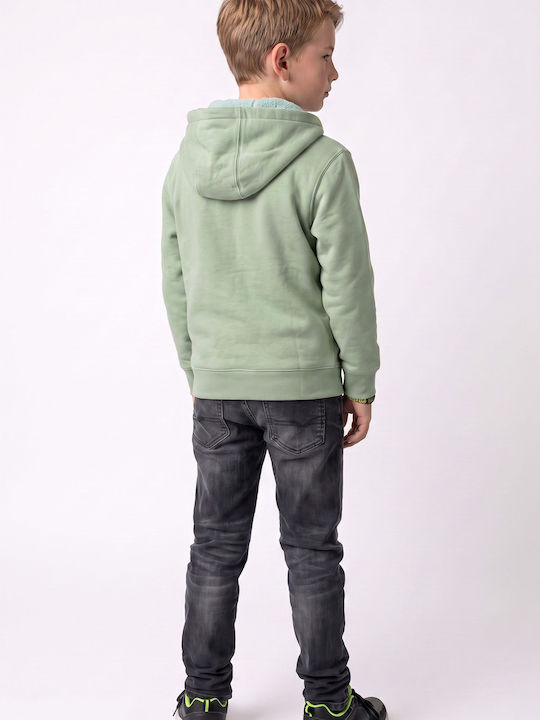 Kids Sweatshirt Cardigan Green Gap