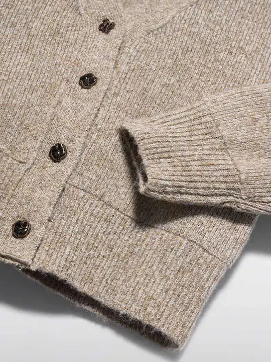 Kinder-Strickjacke Beige