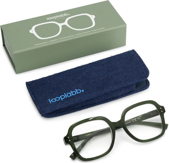 Looplabb Ochelari De Citit Pentru Femei +1.00 În Culoare Verde