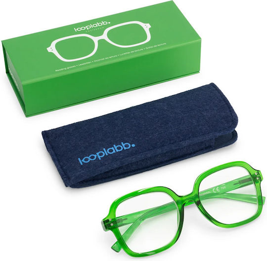 Looplabb Ochelari De Citit Pentru Femei +1.00 În Culoare Verde