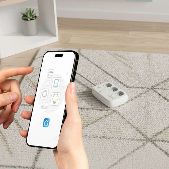 Forcell Smart Πολύπριζο 3 Θέσεων με 3 USB-A και USB-C