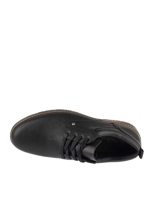 Leather Men's Casual Black Shoes