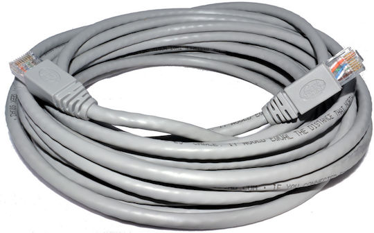 U/UTP Cat.5 (100Mbps) Καλώδιο Δικτύου Ethernet 30m Γκρι