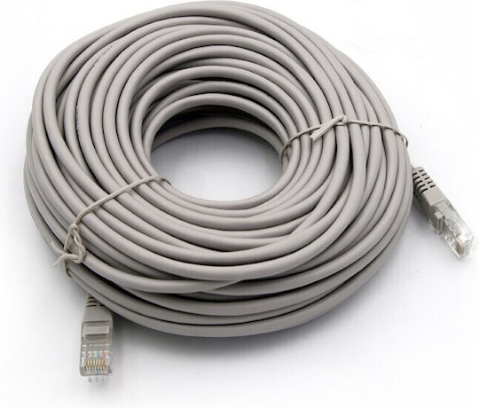 Adeleq U/UTP Cat.6 (Gigabit) Καλώδιο Δικτύου Ethernet 20m Γκρι