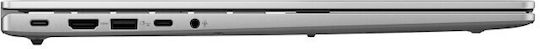 Asus Vivobook S16 16 Zoll OLED FHD+ (Ultra 7-355/16GB/512GB SSD/W11 Startseite) (Englisch (US) Tastatursprache)