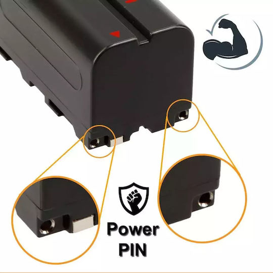 Hedbox Βιντεοκάμερα Μπαταρία RP-NPF770 Συμβατή με Sony