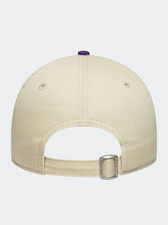 New Era Kids' Fabric Hat York Dodgers Mlb League Essential Beige