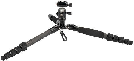 Sirui Traveler 5CX Travel Camera Tripod From Carbon Fiber With Spherical Head And 4kg Maximum Load