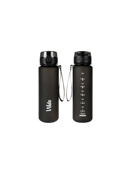 Vilde Vilde Wasserflasche 650ml Schwarzes