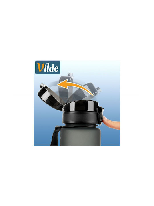 Vilde Wasserflasche 1000ml Schwarz