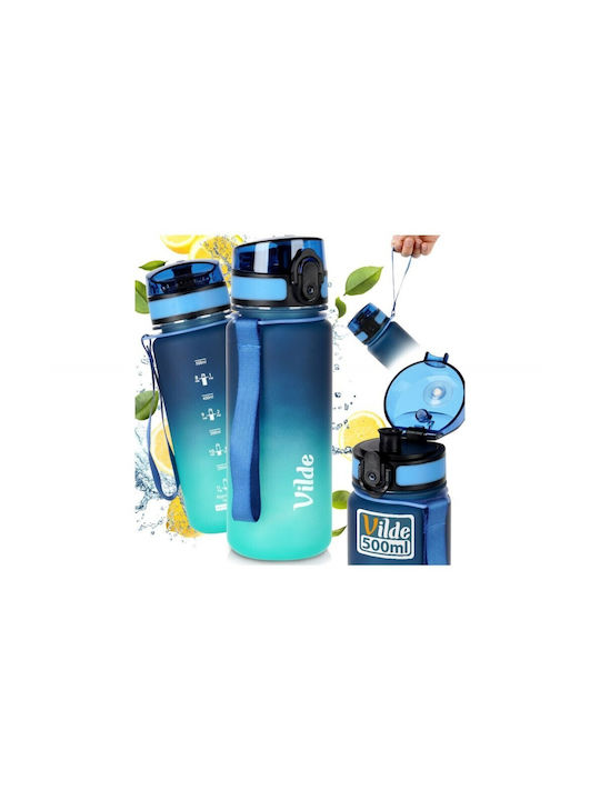 Vilde Accent Wasserflasche 500ml Blau