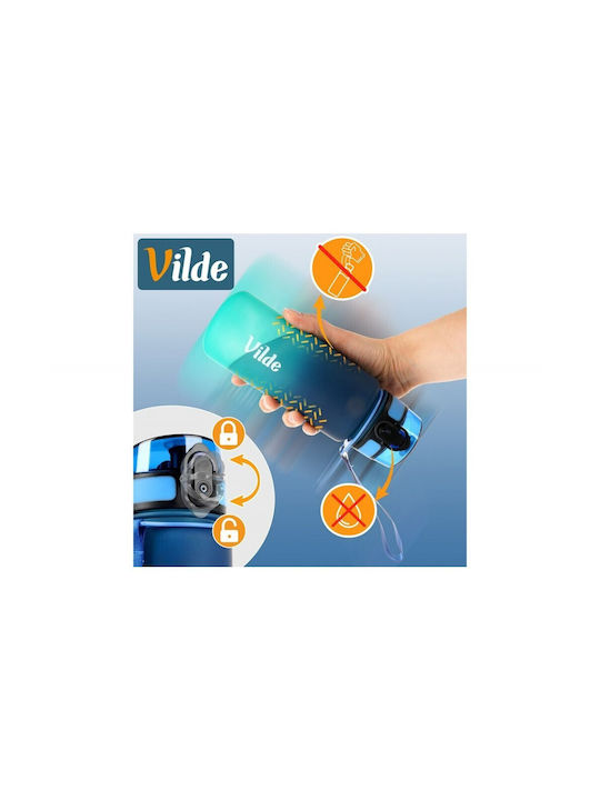 Vilde Accent Wasserflasche 500ml Blau