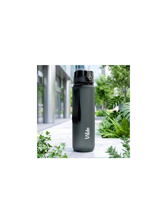 Vilde Wasserflasche 1000ml Schwarz