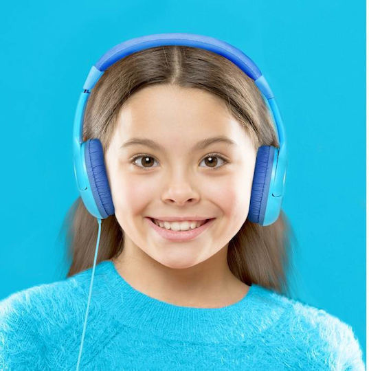 Celly KidsBeat Wired Kids' On Ear Headphones Light Blue