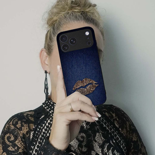 Калъф Sonique Diva Series Samsung Galaxy Z Flip 4 Деним Леопард