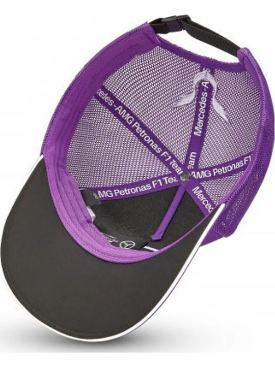 Mercedes Mapf1 Rp Lh Purple Trucker Cap One Size