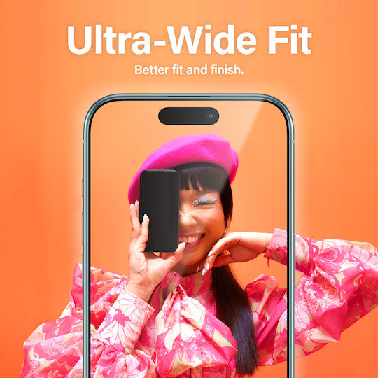Panzerglass Screen Protector Iphone 15 Ultra-wide Fit W Easyaligner