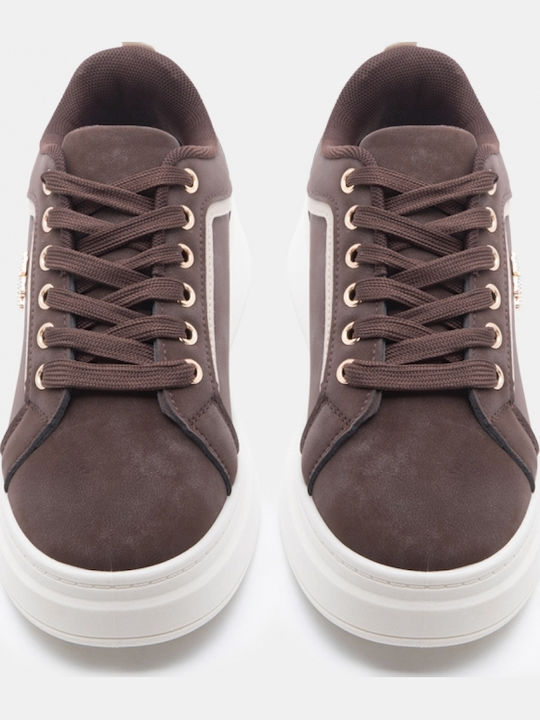 Women's Flatforms Sneakers Dark Brown