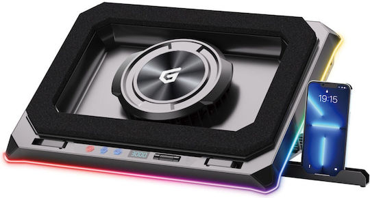 Conceptronic THYIA03B Cooling Pad for Laptop up to 19" with 1 Fan and Silver Lighting