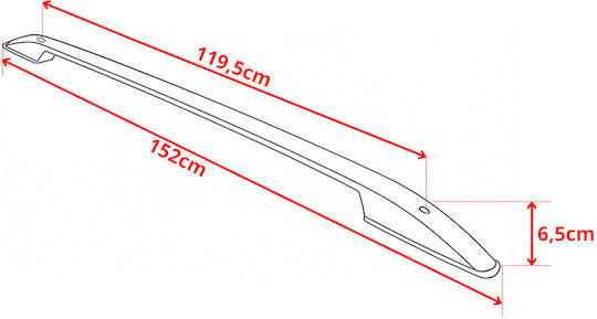 Erkul Aluminum Car Roof Bars for Toyota RAV 4 2006-2013 Set with Roof Rack Legs