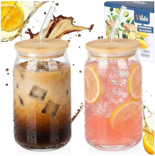 Vilde Vilde Glas Tasse Mit Deckel 460ml 2 Stück