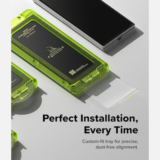 Tempered Glass Samsung Galaxy Z Fold8 Ultra Ringke Easy Slide Anti-Scratch Screen Protection Glass for Outer Screen 2 Pieces Clear 8800328819337