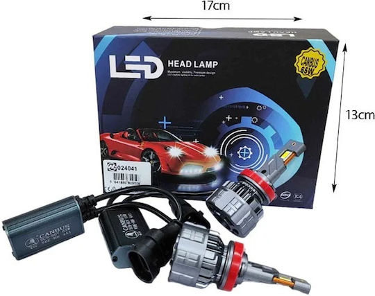Λάμπα Αυτοκινήτου Canbus V8e 9005/hb3 65w 6000k Led Head Lamp 024061