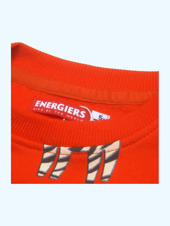 Kids Tracksuit Orange 2 Pieces