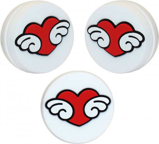 Pro's Pro Vibra Stop Heart Dampener X 1 White Red