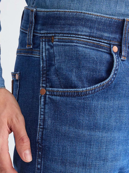 Greensboro Ανδρικό Παντελόνι Τζιν Ελαστικό Regular Straight Fit Μπλε