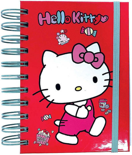 Gim Hello Kitty Μπλοκ Σημειώσεων A6 με Λάστιχο