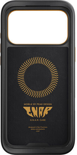 Peak Design Back Cover Silicone 1.2mm with Strap Black (iPhone 17 Pro Max)