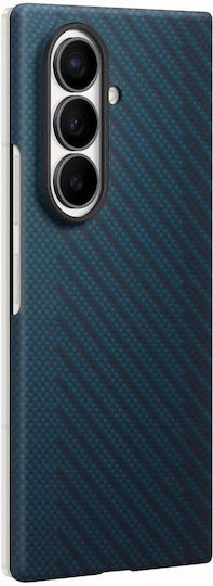 Samsung Kohlenstoff Magnet Umschlag Rückseite Aramidfaser Marineblau (Galaxy Z Fold8 Ultra)