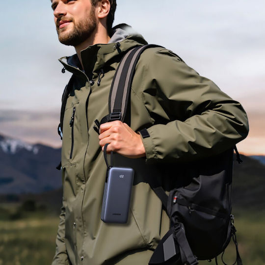 Ugreen PB536 Външна Батерия 20000mAh 45W с USB-A Порт и USB-C Порт Power Delivery / Quick Charge / PPS Сива