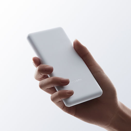 Xiaomi Lite Baterie Externă 10000mAh 22.5W cu 2 Porturi USB-A și Port USB-C Power Delivery / Încărcare Rapidă Albă