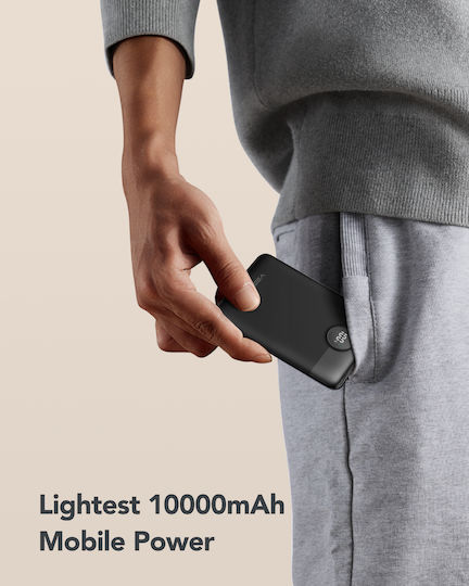 Veger W1170 Power Bank 10000mAh 22.5W με Θύρα USB-A και Θύρα USB-C Power Delivery / Quick Charge Λευκό