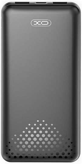 XO PB312 Power Bank 10000mAh с 2 USB-A порта и USB-C порт Черен